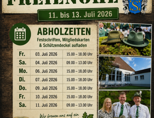 Abholzeiten für Festzeitschrift, Mitgliedskarten und WDR4 Disco 44 Tickets